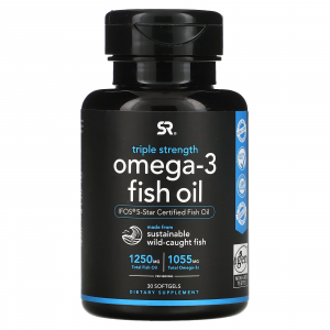 Sports Research Omega-3 Fish Oil Triple Strength 1250 mg