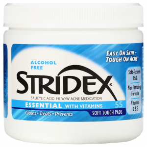 Stridex Single-Step Acne Control не содержащие спирта