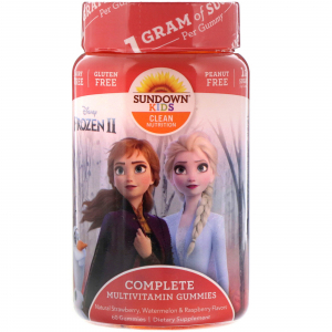 Sundown Naturals Kids Complete Multivitamin Gummies Disney Frozen II
