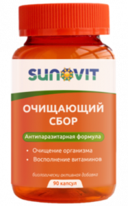 Sunovit Очищающий сбор - антипаразитарная формула (Аntiparasitic formula)