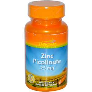 Thompson Zinc Picolinate 25 mg – Цинк Пиколинат
