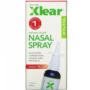 Xlear Xylitol Saline Nasal Spray (45 мл) - Солевой назальный спрей с ксилитолом